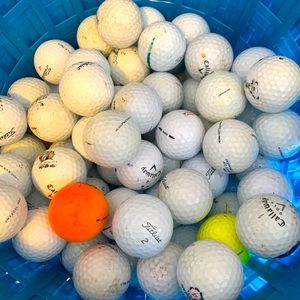 100 mixed brands USED golf balls